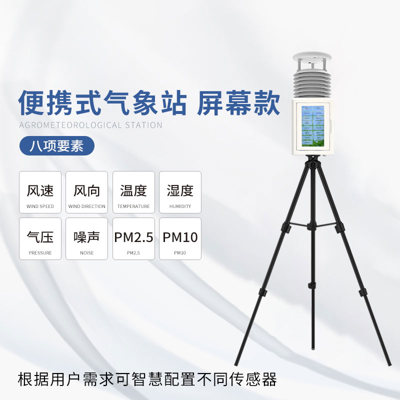 八要素便攜式氣象站可以幫助農業生產發展