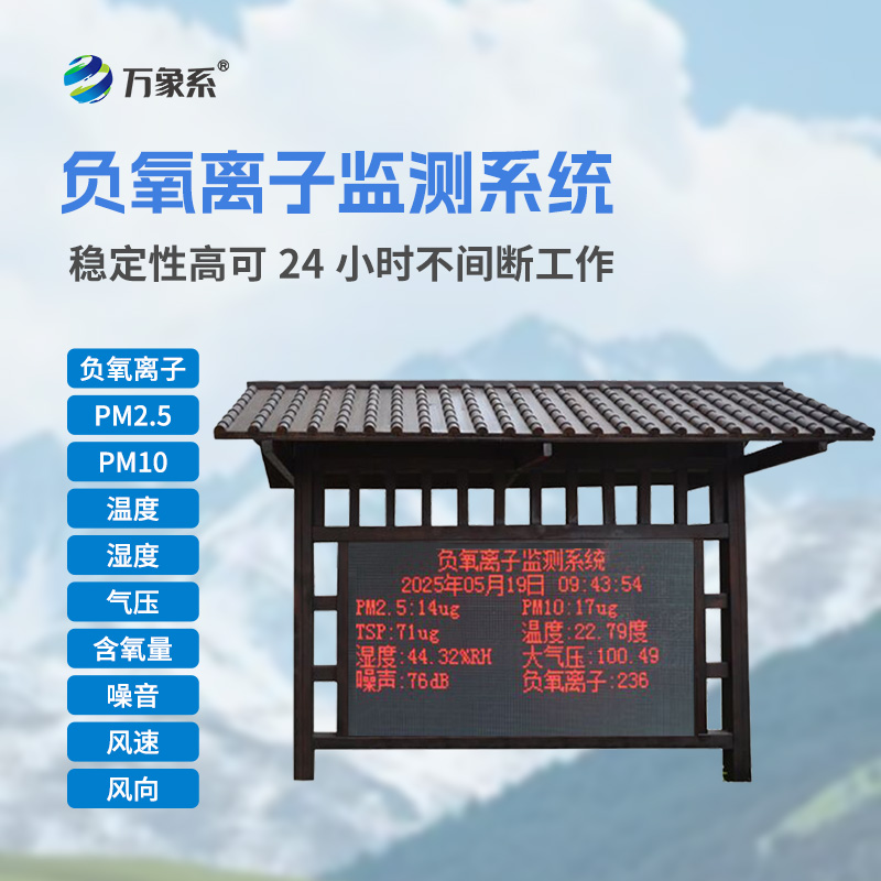 國產全自動負氧離子在線監(jiān)測系統(tǒng)怎樣讓綠水青山自己說話？