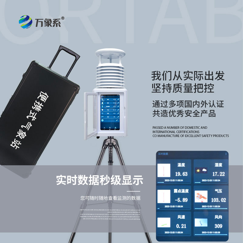 便攜式移動氣象站